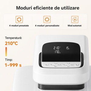 Presa termica automata HTVRONT Auto Heat Press 2-Digit 38,1 × 38,1 cm - Img 6