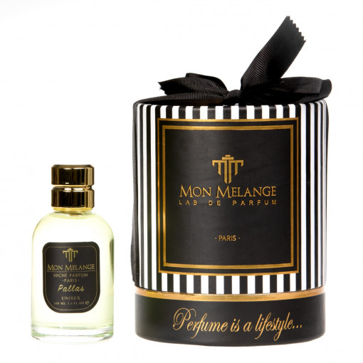 Extract de parfum Mon Melange Pallas, Niche Series, 100 ml, unisex, 40% uleiuri esentiale, inspirat din Memo Marfa