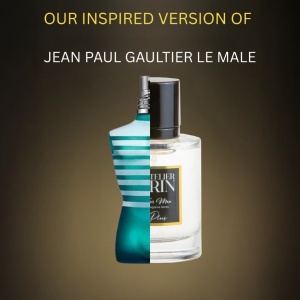 Apa de parfum L’Atelier ERIN M48, 50 ml, pentru barbati, inspirat din Jean Paul Gaultier Le Male