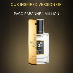 Apa de parfum L’Atelier ERIN M15, 50 ml, pentru barbati, inspirat din Paco Rabanne 1 Million