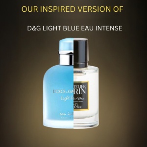 Apa de Parfum L’Atelier ERIN M134, 50ml, pentru barbati, inspirat din Dolce&Gabbana Light Blue Eau Intense