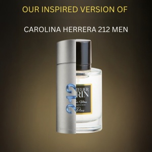 Apa de parfum L’Atelier ERIN M25, 50 ml, pentru barbati, inspirat din Carolina Herrera 212 Men