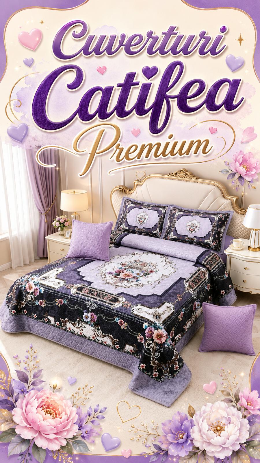 Cuverturi Catifea