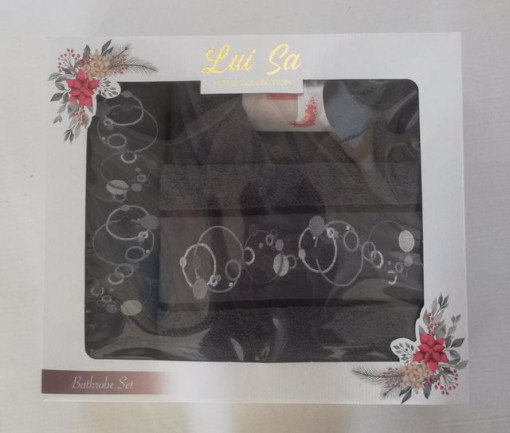Set Prosoape si Halat din Bumbac 4 Piese LUISA LUS14