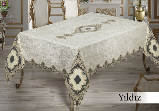 Fata de masa YLDIRIZ,din Catifea 160x220cm YLD01