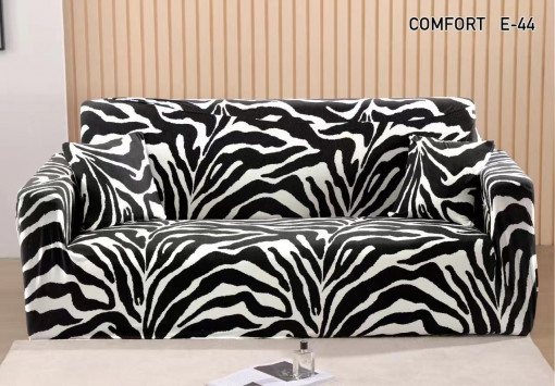 Husa Elastica Canapea 3 locuri Model Zebra