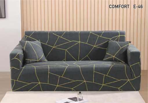 Husa Elastica Canapea 3 locuri Cenusiu Special