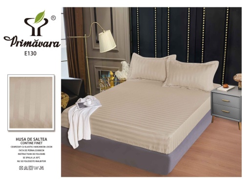 HUSA DE PAT CU ELASTIC CU 2 FETE DE PERNA 160X200 FINET PREMIUM DAMASC PRI78