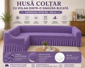 Husa Canapea Tip Coltar Lila