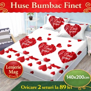 HUSA DE PAT CU ELASTIC CU 2 FETE DE PERNA 140X200 SHK07