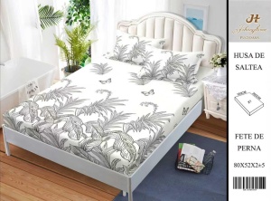 HUSA DE PAT CU ELASTIC CU 2 FETE DE PERNA 160x200cm SHA26