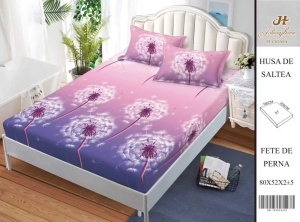 HUSA DE PAT CU ELASTIC CU 2 FETE DE PERNA 160x200cm SHA66