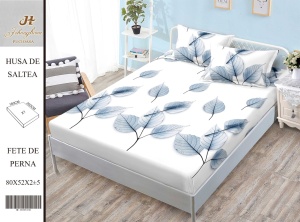 HUSA DE PAT CU ELASTIC CU 2 FETE DE PERNA Premium 180x200cm HSG31