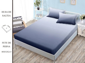 HUSA DE PAT CU ELASTIC CU 2 FETE DE PERNA Premium 180x200cm HSG41