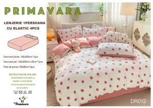 Lenjerie de pat 1 persoana&single Finet Creponat SCOP16