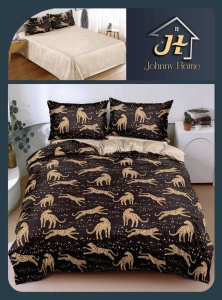 Lenjerie de pat Bumbac Satinat Premium 4 piese SA35 Oferta 3 la 219 lei