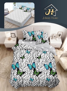 Lenjerie de pat Finet 1 Persoana sau dimensiuni mici cu Elastic Y148