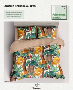 Lenjerie de pat Finet 1 Persoana&Single Bumbac 100% PRIPB03