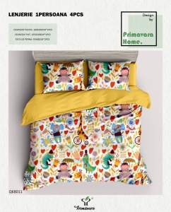 Lenjerie de pat Finet 1 Persoana&Single Bumbac 100% PRIPB13