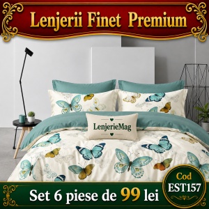 Lenjerie de pat finet 6 piese EST157