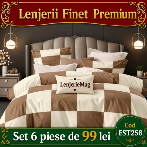 Lenjerie de pat finet 6 piese EST258