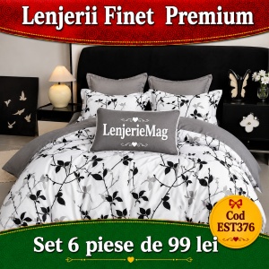 Lenjerie de pat finet 6 piese EST376