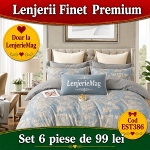 Lenjerie de pat finet 6 piese EST386