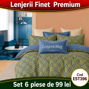 Lenjerie de pat finet 6 piese EST396