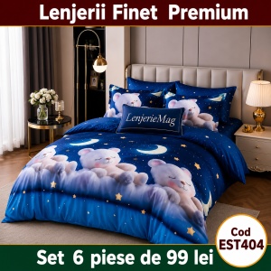 Lenjerie de pat finet 6 piese EST404