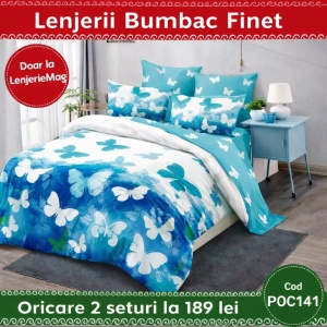 Lenjerie de pat finet 6 piese POC141 – Oferta 2 la 189 lei