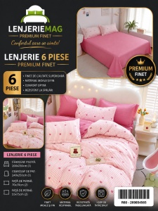 Lenjerie de pat finet 6 piese SR03