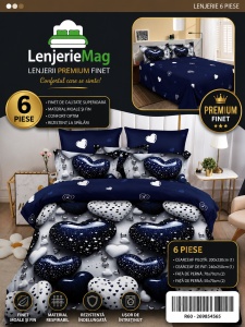 Lenjerie de pat finet 6 piese SR46