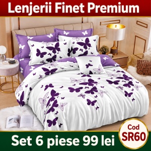 Lenjerie de pat finet 6 piese SR60