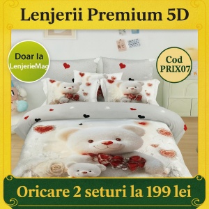 Lenjerie De Pat Finet Premium cu elastic 5D PRIX07