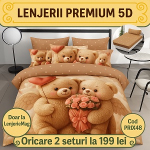 Lenjerie De Pat Finet Premium cu elastic 5D PRIX48