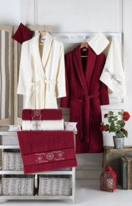 Set Prosoape si Halate din Bumbac 10 Piese, LUISA LUS1008