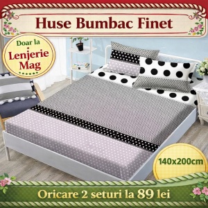 HUSA DE PAT CU ELASTIC CU 2 FETE DE PERNA 140X200 SHK28