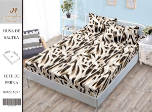 HUSA DE PAT CU ELASTIC CU 2 FETE DE PERNA Premium 180x200cm HSG48