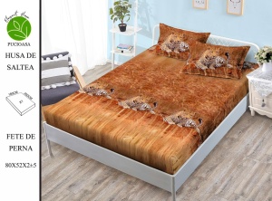 HUSA DE PAT CU ELASTIC CU 2 FETE DE PERNA Premium 180x200cm HSG58