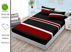 HUSA DE PAT CU ELASTIC CU 2 FETE DE PERNA Premium 180x200cm HSG78
