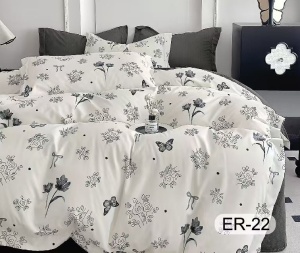 Lenjerie Bumbac Finet Premium 6 piese+husa CADOU ESTD81