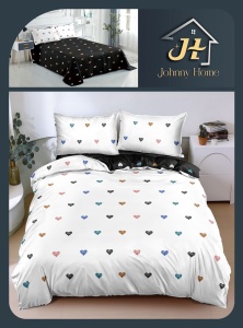 Lenjerie de pat Bumbac Satinat Premium 4 piese SA32 Oferta 3 la 219 lei
