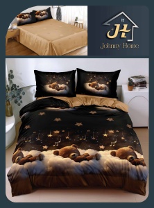 Lenjerie de pat Bumbac Satinat Premium 4 piese SA42 Oferta 3 la 219 lei