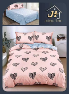 Lenjerie de pat Bumbac Satinat Premium 4 piese SA62 Oferta 3 la 219 lei
