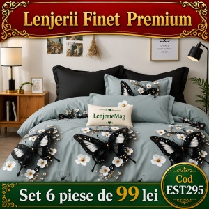Lenjerie de pat finet 6 piese EST295