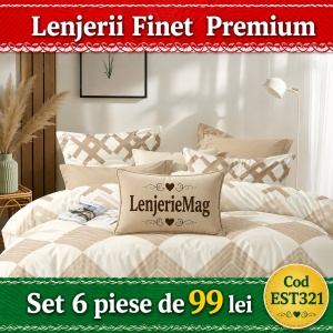 Lenjerie de pat finet 6 piese EST321