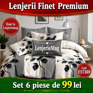 Lenjerie de pat finet 6 piese EST369