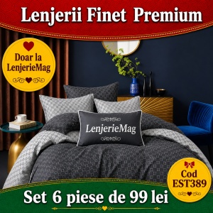 Lenjerie de pat finet 6 piese EST389