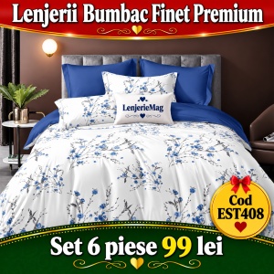 Lenjerie de pat finet 6 piese EST408
