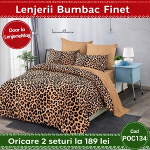 Lenjerie de pat finet 6 piese POC134 – Oferta 2 la 189 lei